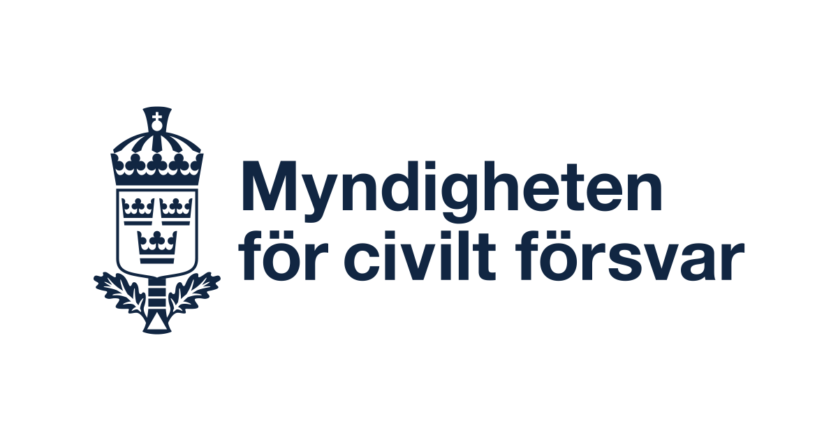 Myndigheten för civilt försvar logotype Myndigheten för civilt försvar logotype